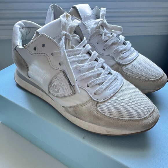 Philippe Model Paris TRPX Basic M Blanc Size 35 Shoes - Picture 1 of 4